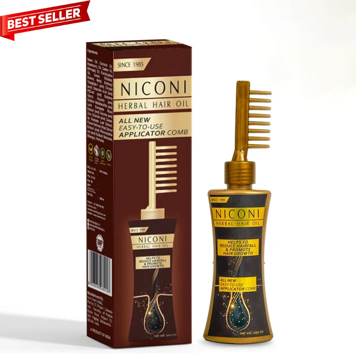 Niconi Herbal Hair Oil (Comb Applicator) 200ml