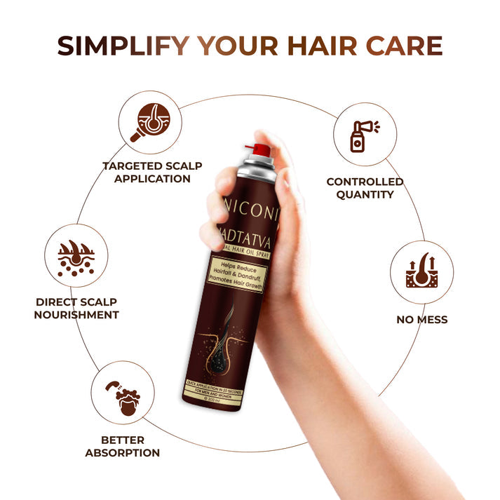 Niconi Herbal Hair Oil (Spray Applicator) 200ml