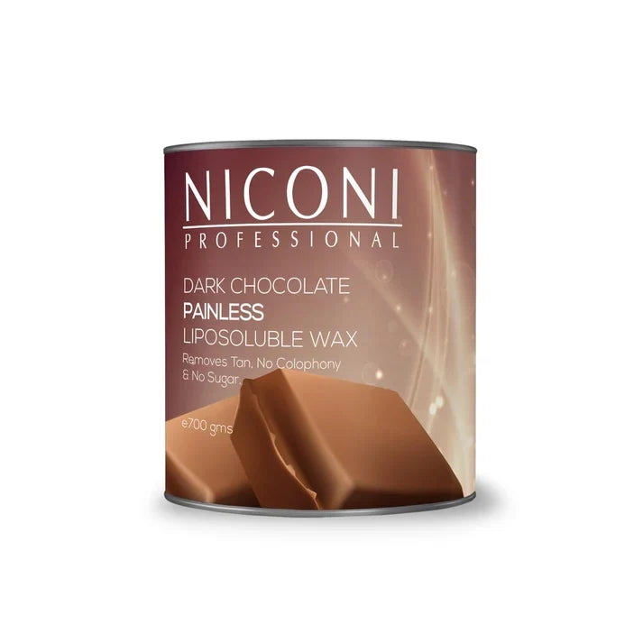 NICONI Painless Liposoluble Hair Removal Wax (Dark Chocolate) 700gms